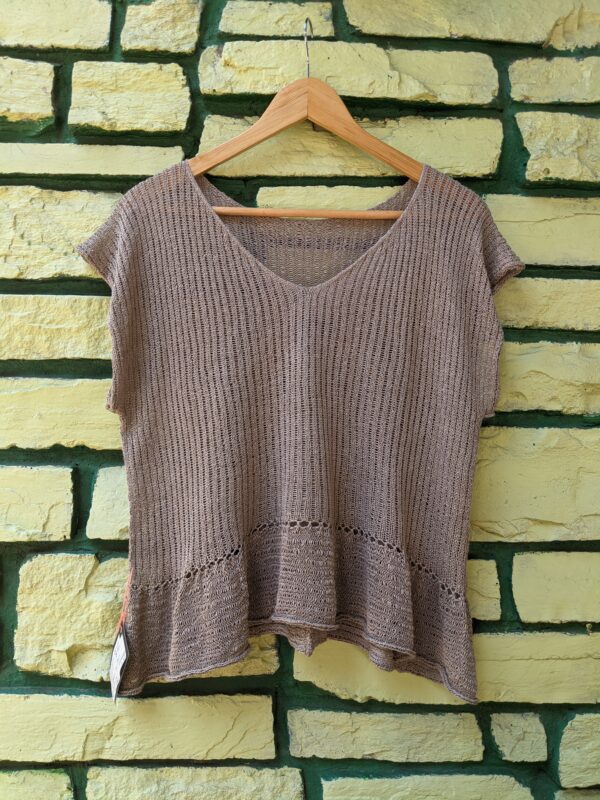 Tan Paper Blouse - Image 7