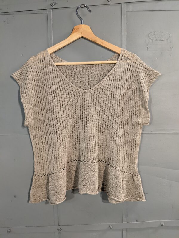 Tan Paper Blouse