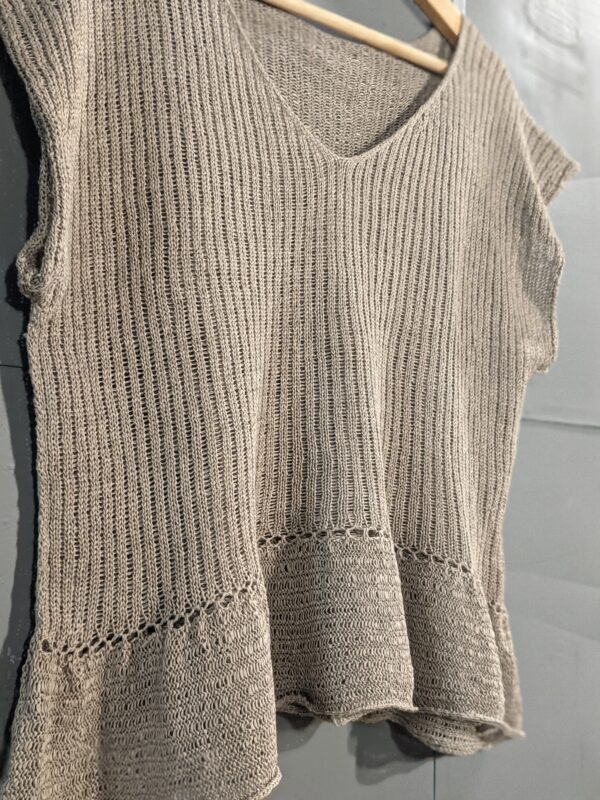 Tan Paper Blouse - Image 5