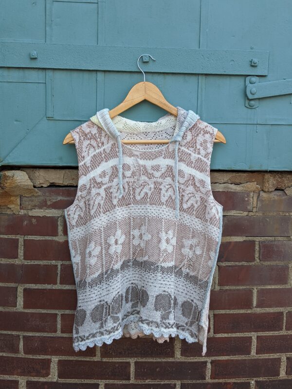 Lacey hooded tank