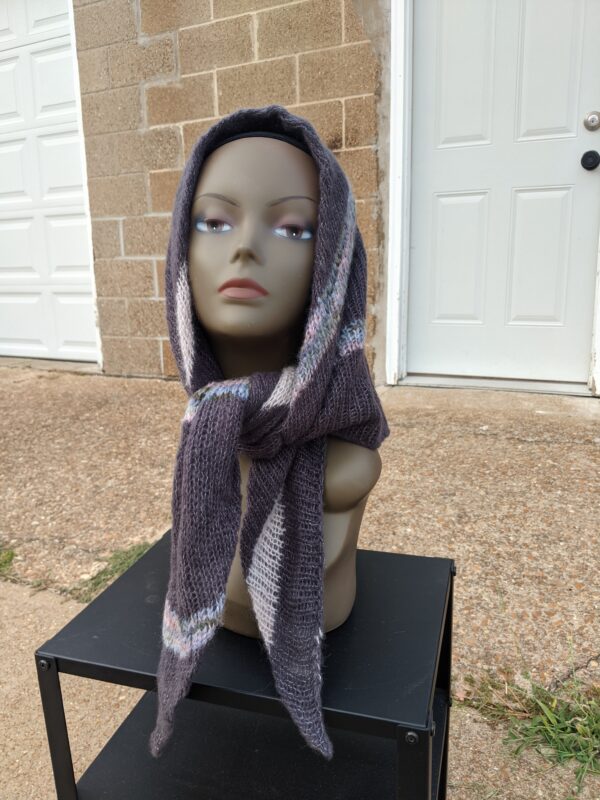 Grape Triangle Scarf - Image 2