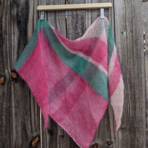 Bubblegum Triangle Scarf