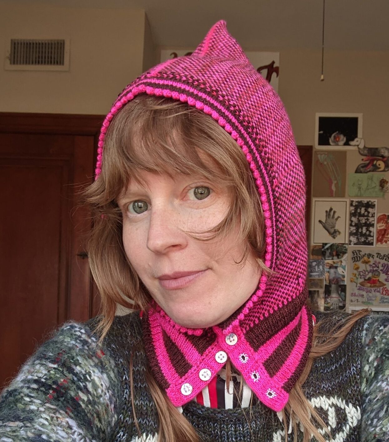 button-up pixie bonnet - Image 4