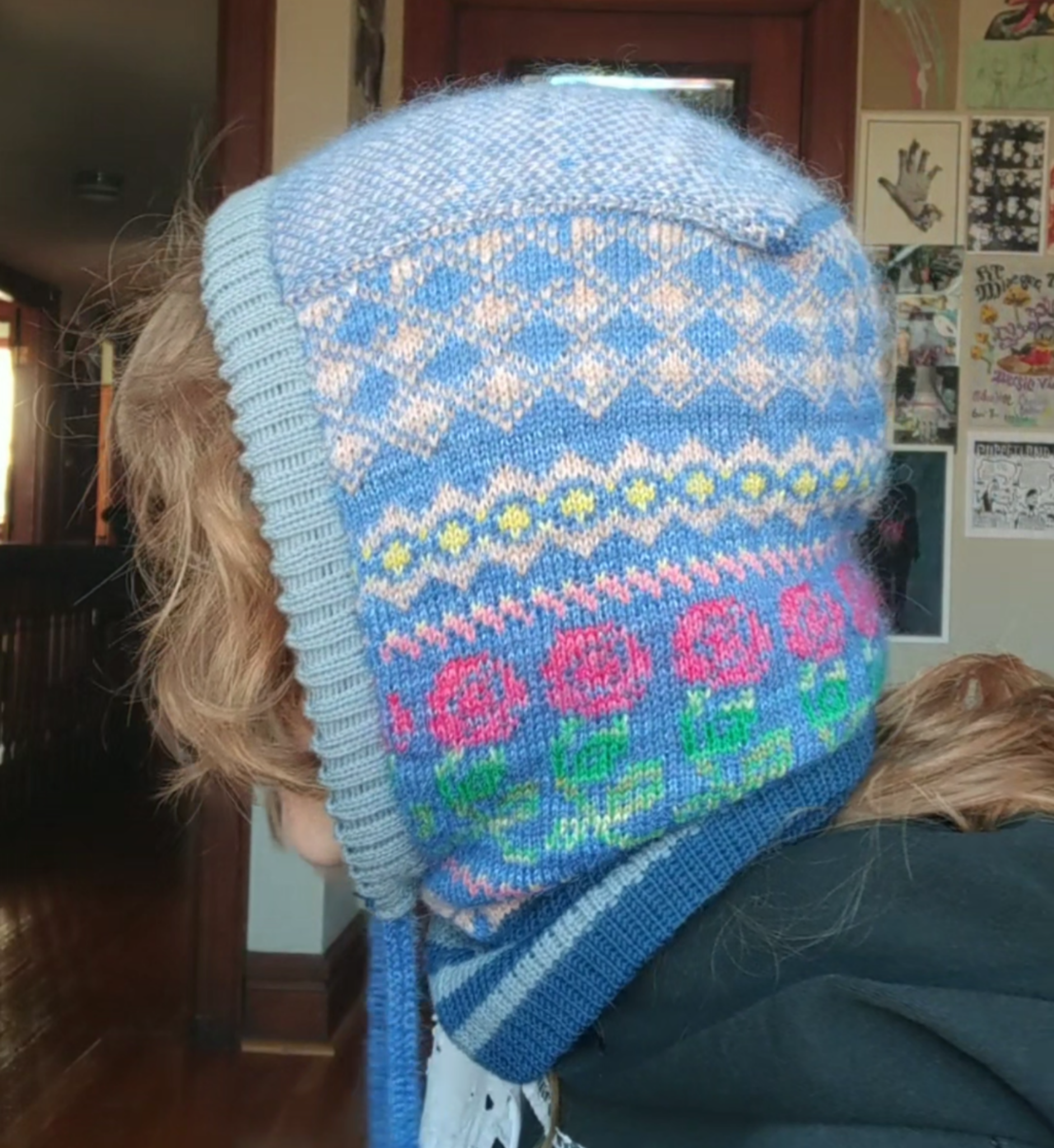 blue rose balaclava - Image 4